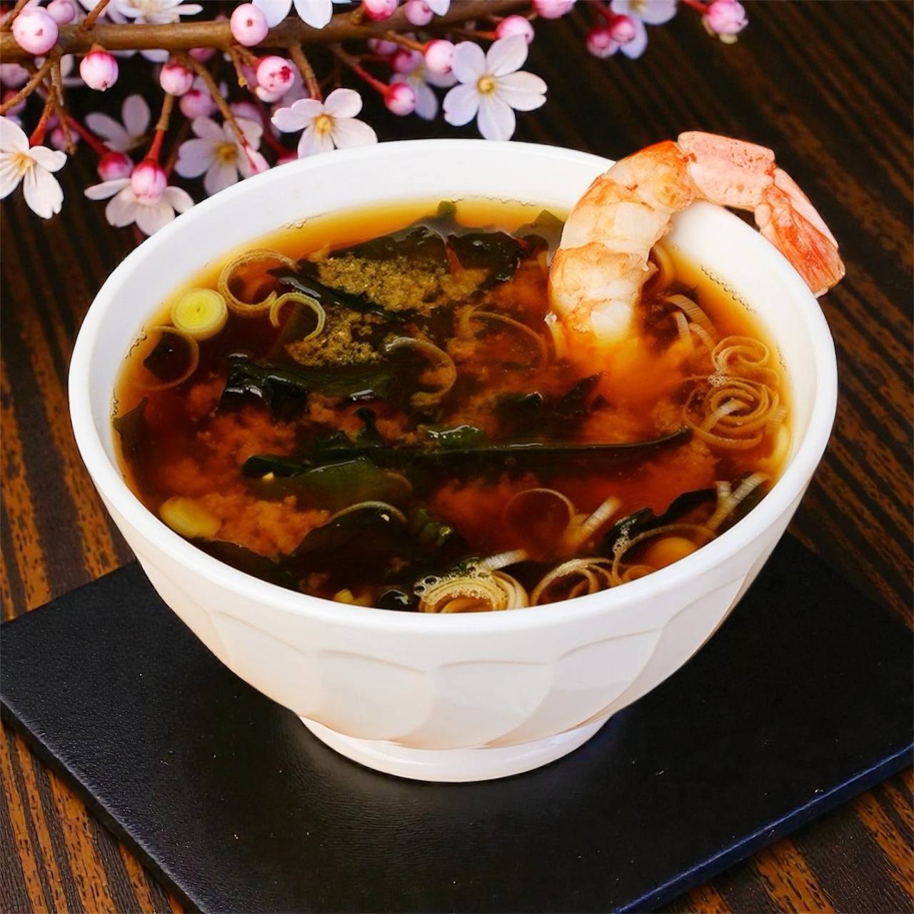 Мисо с креветкой